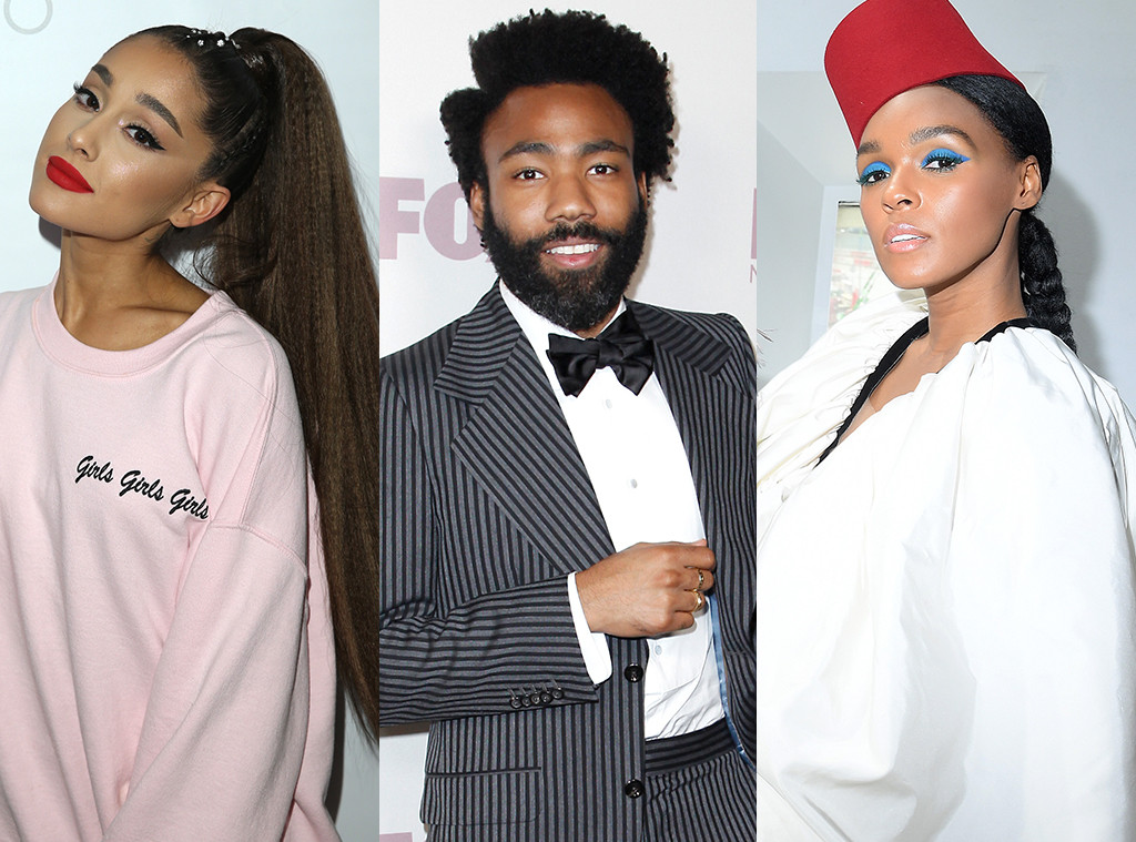 Ariana Grande, Childish Gambino, Donald Glover, Janelle Monae Ariana Grande, Childish Gambino, Donald Glover, Janelle Monae